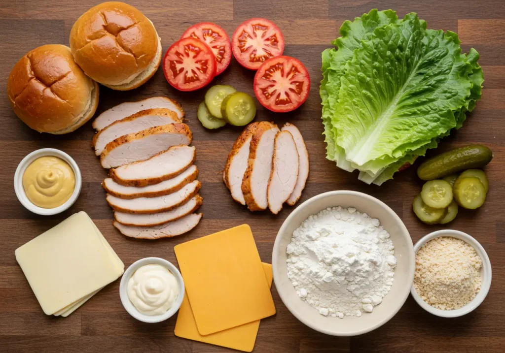 fried turkey sandwich