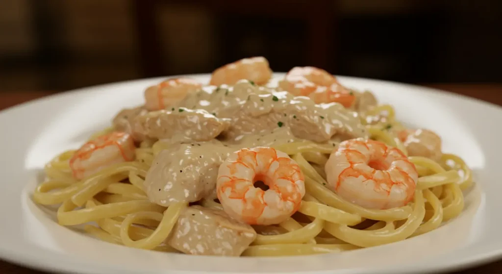 Chicken and Shrimp Alfredo Recipe