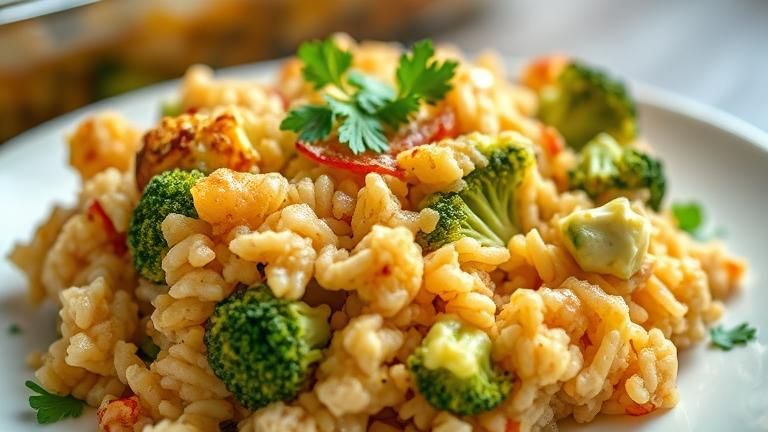 chicken broccoli rice casserole recipe