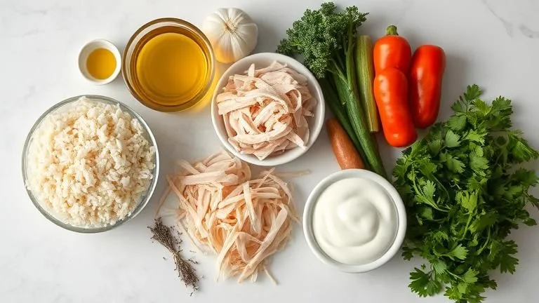 creamy chicken and rice soup ingredients