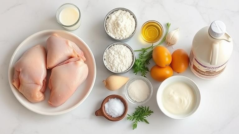 Fried Chicken Ice Cream ingredients