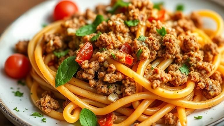 ground turkey pasta