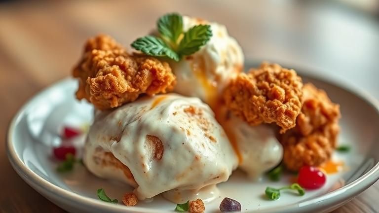 Fried Chicken Ice Cream