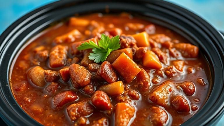 healthy chili recipe slow cooker